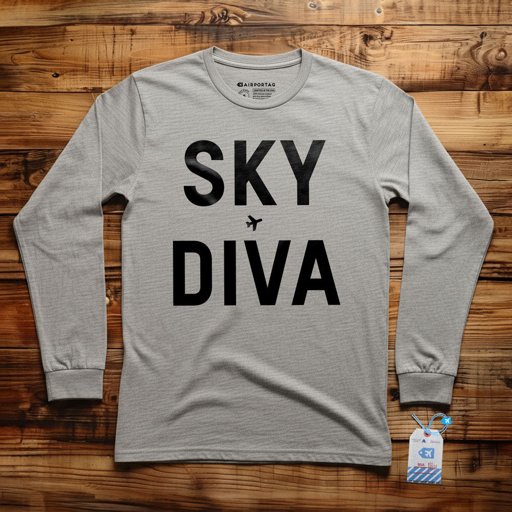 Sky Diva - Long Sleeve T-Shirt