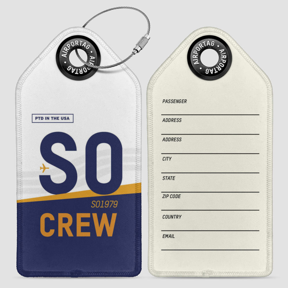 SO - Luggage Tag