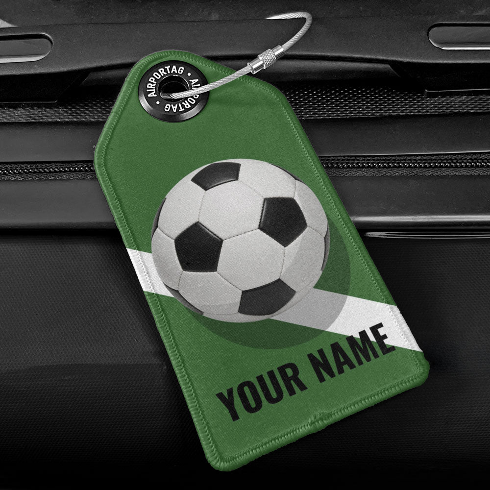 Soccer Ball - Luggage Tag