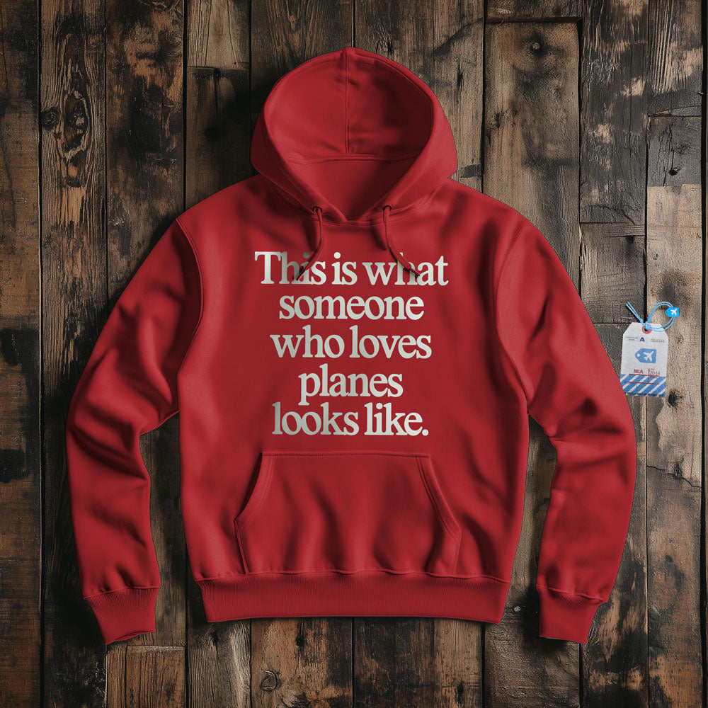 This is what someone who loves planes looks like - Pullover Hoodie