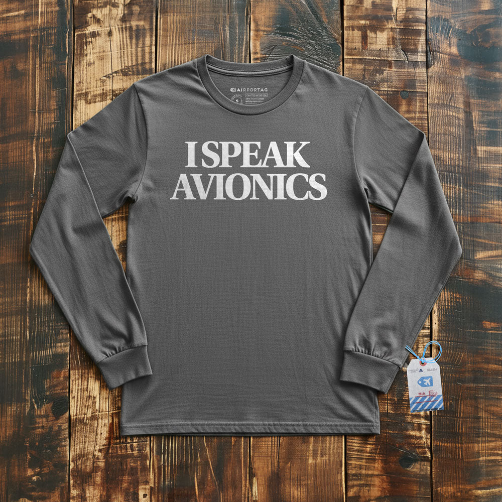SPEAK-AVIONICS - Long Sleeve T-Shirt