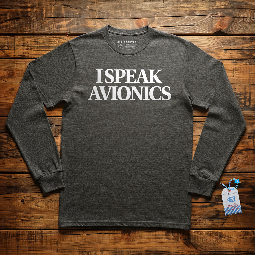 SPEAK-AVIONICS - Long Sleeve T-Shirt