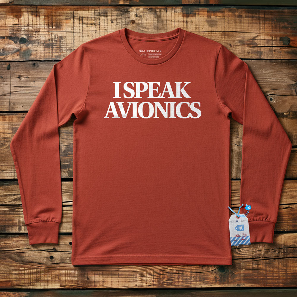 SPEAK-AVIONICS - Long Sleeve T-Shirt