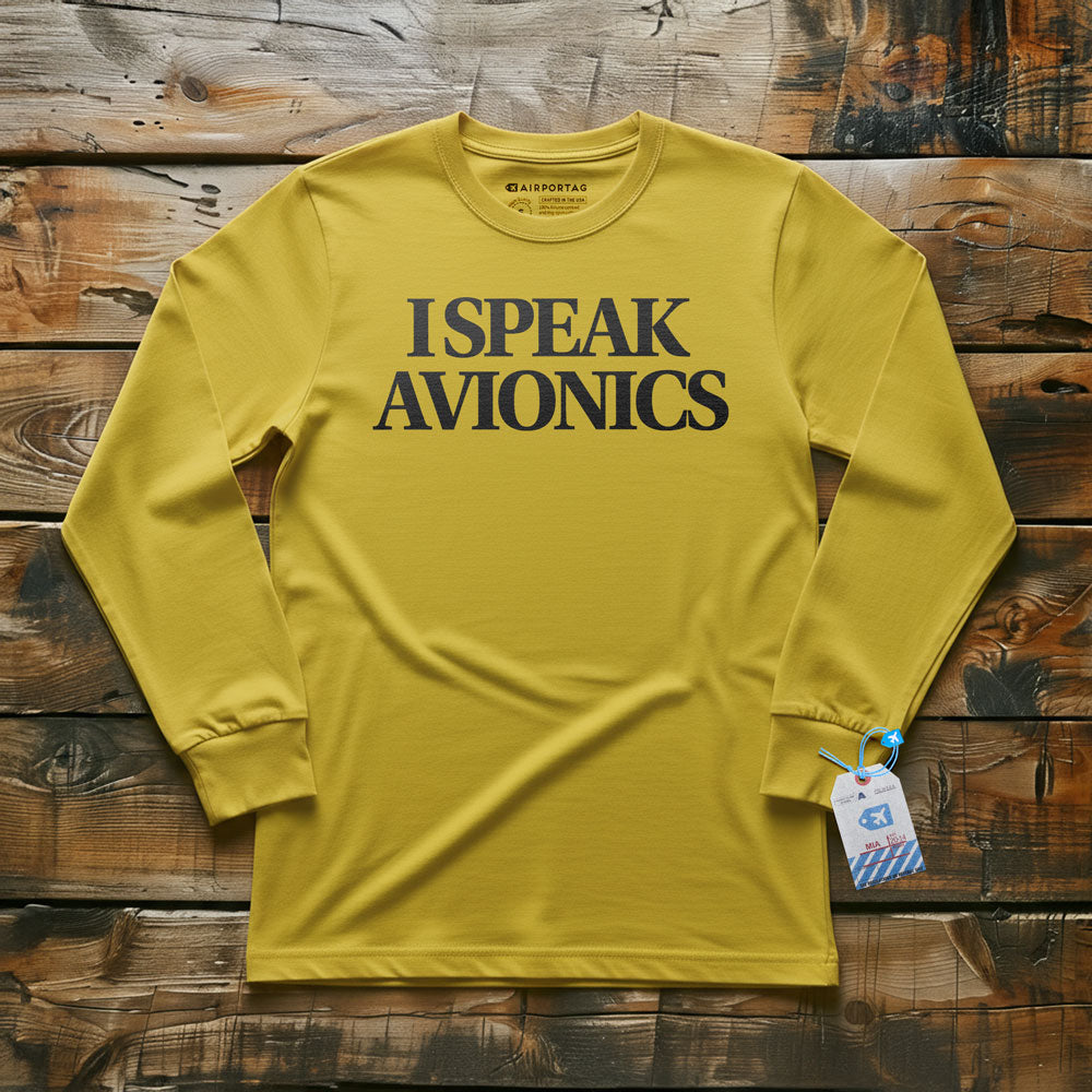 SPEAK-AVIONICS - Long Sleeve T-Shirt