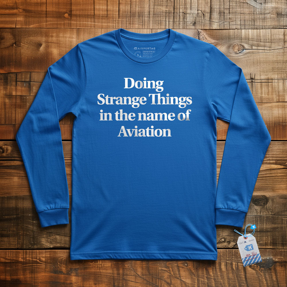 Strange Things Aviation - Long Sleeve T-Shirt