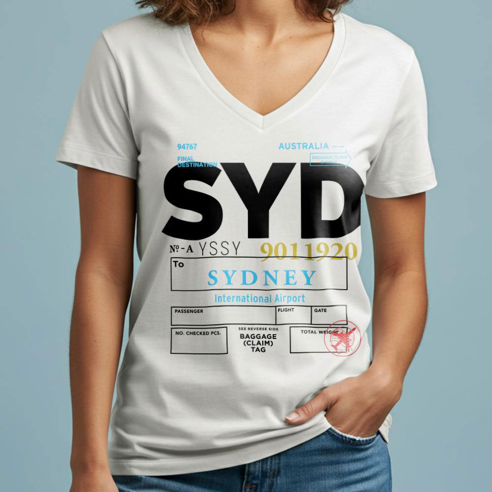 SYD - Women's V-Neck T-Shirt