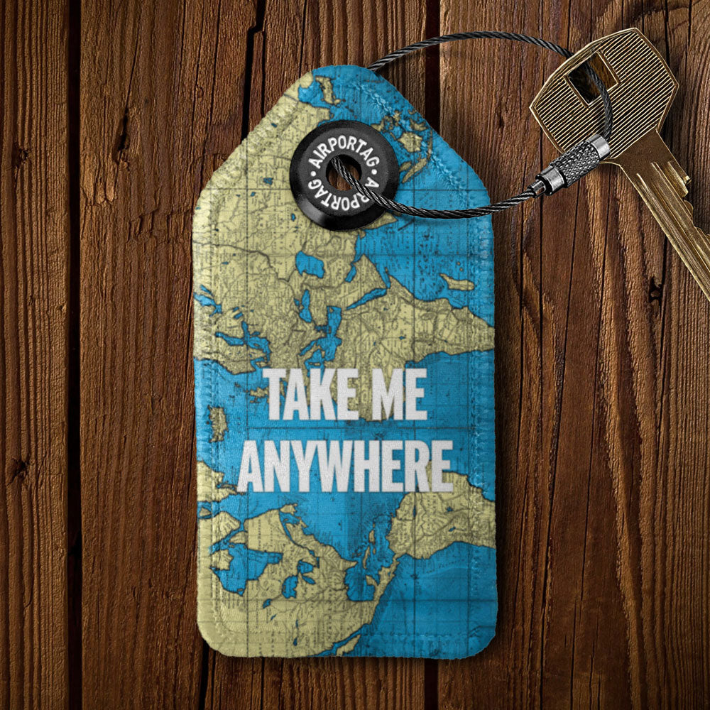 Take Me - World Map - Keychain