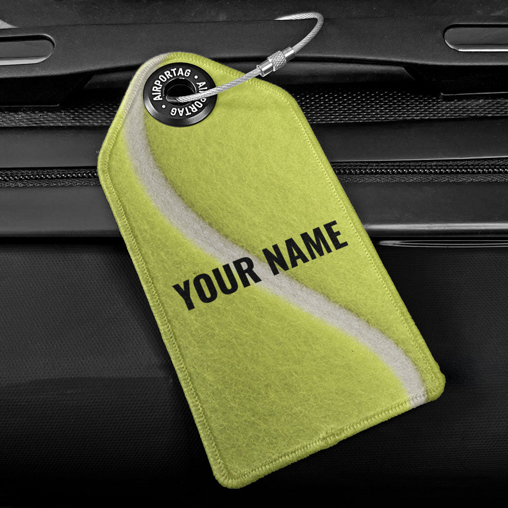 Tennis Ball Texture - Luggage Tag