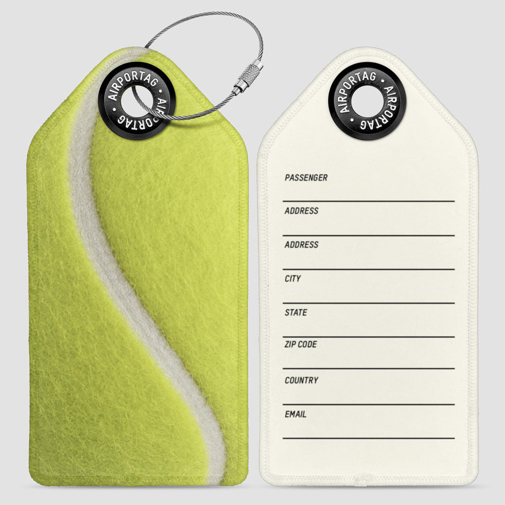Tennis Ball Texture - Luggage Tag