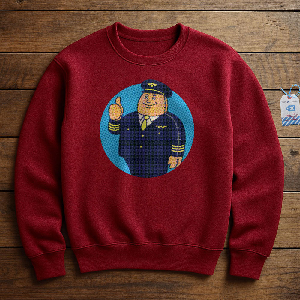 The Autopilot - Sweatshirt - Red