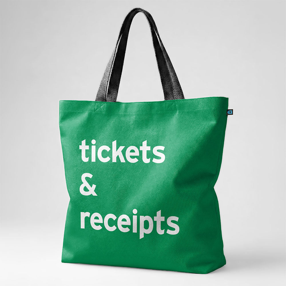 Tickets & Receipts - Tote Bag