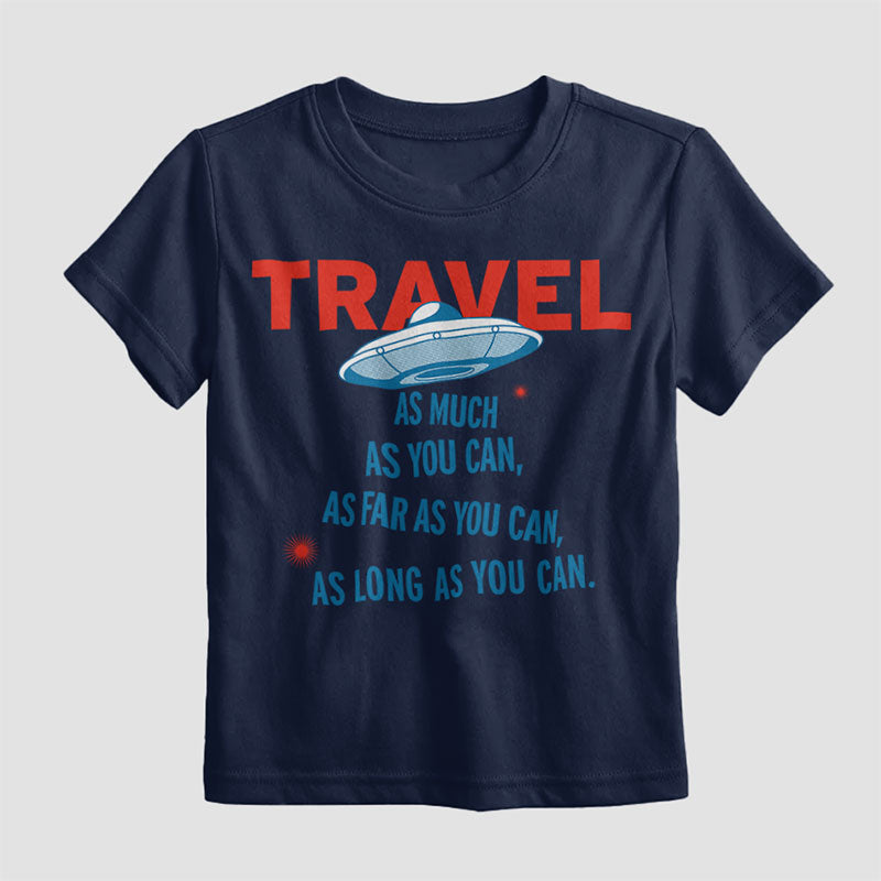 Voyagez autant que vous le pouvez - T-shirt Enfants