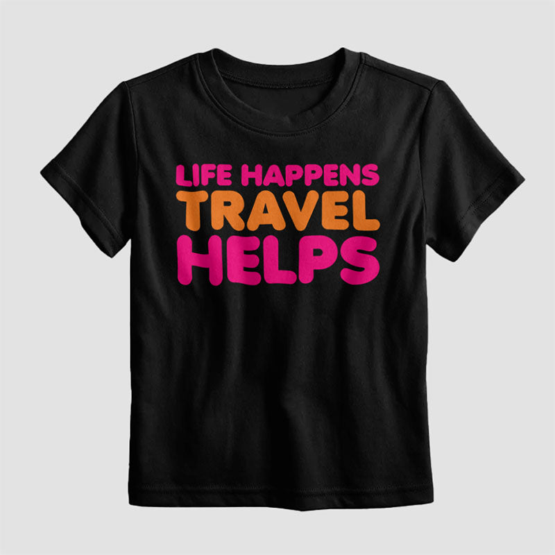 La vie arrive Aide au voyage - T-shirt pour enfants