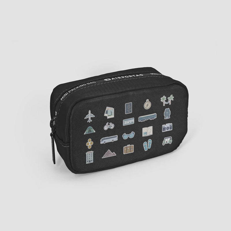 Travel Icons - Mini Packing Bag