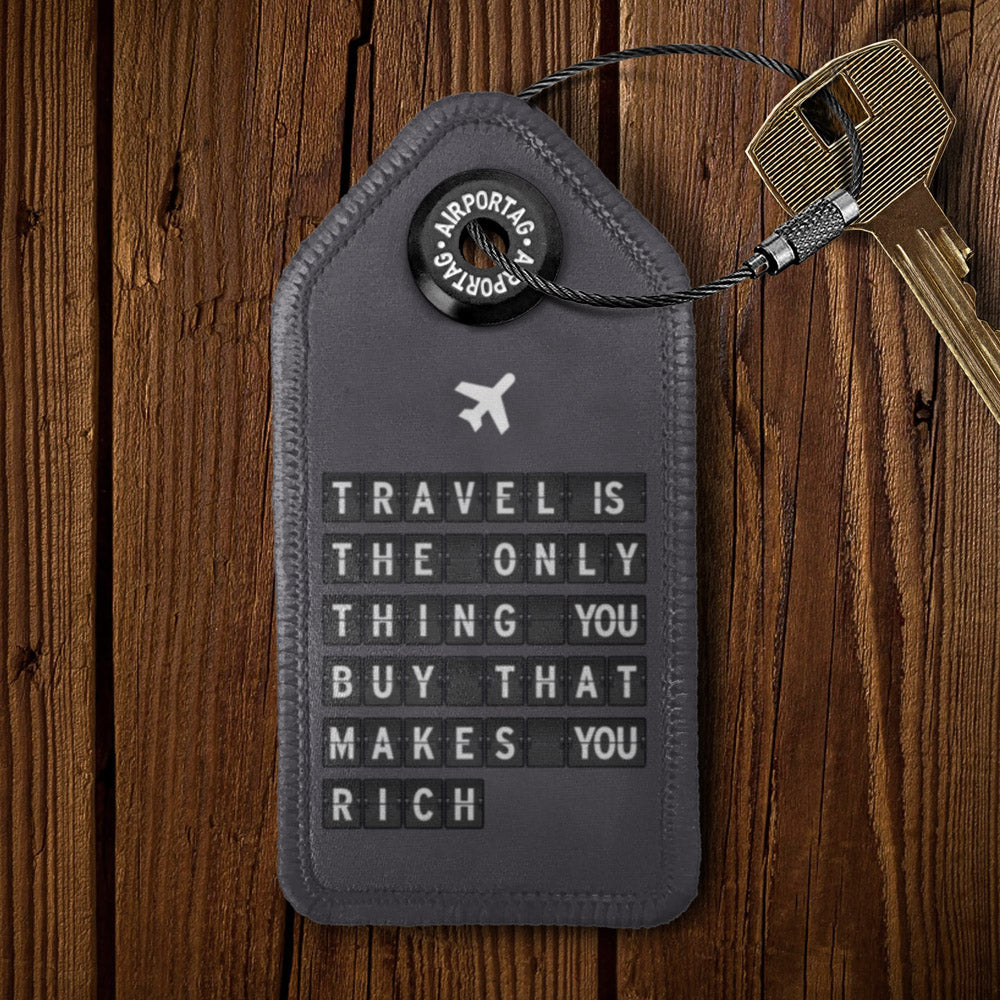 Travel is - Flight Board - Keychain