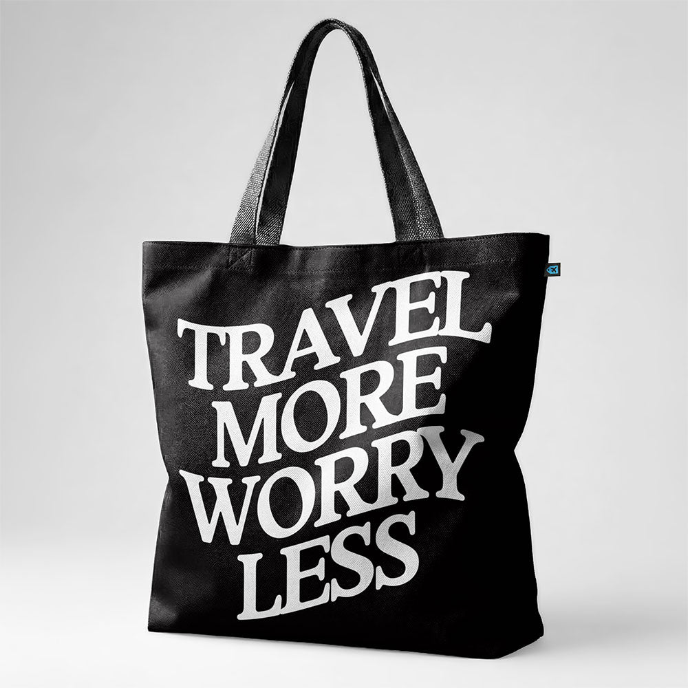 Travel More Worry Less - Tote Bag