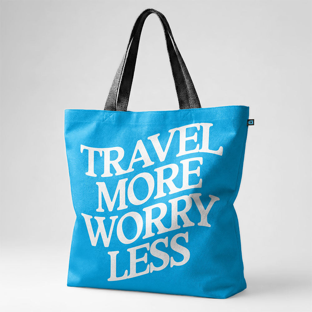 Travel More Worry Less - Tote Bag