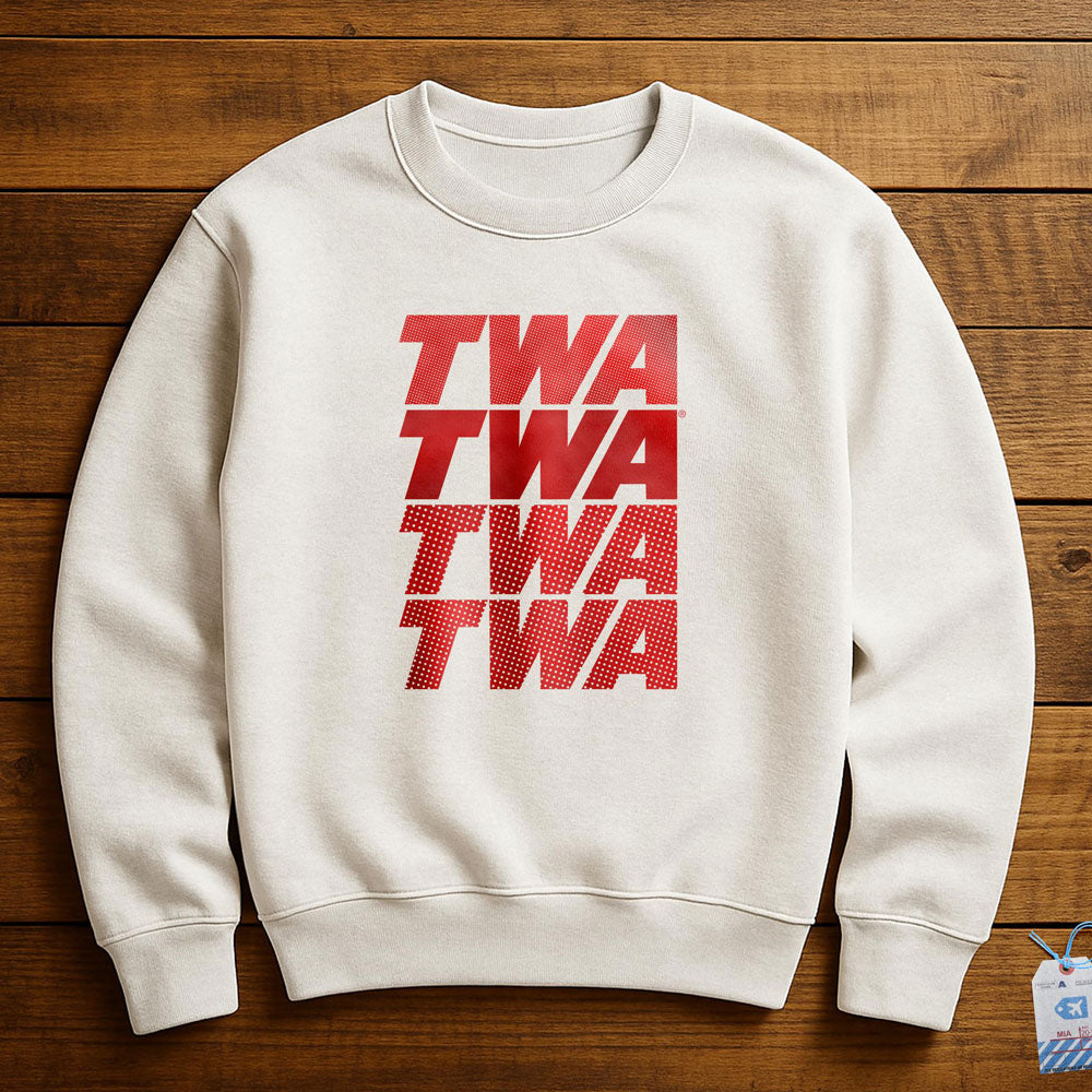 TWA Fading - Sweatshirt - White