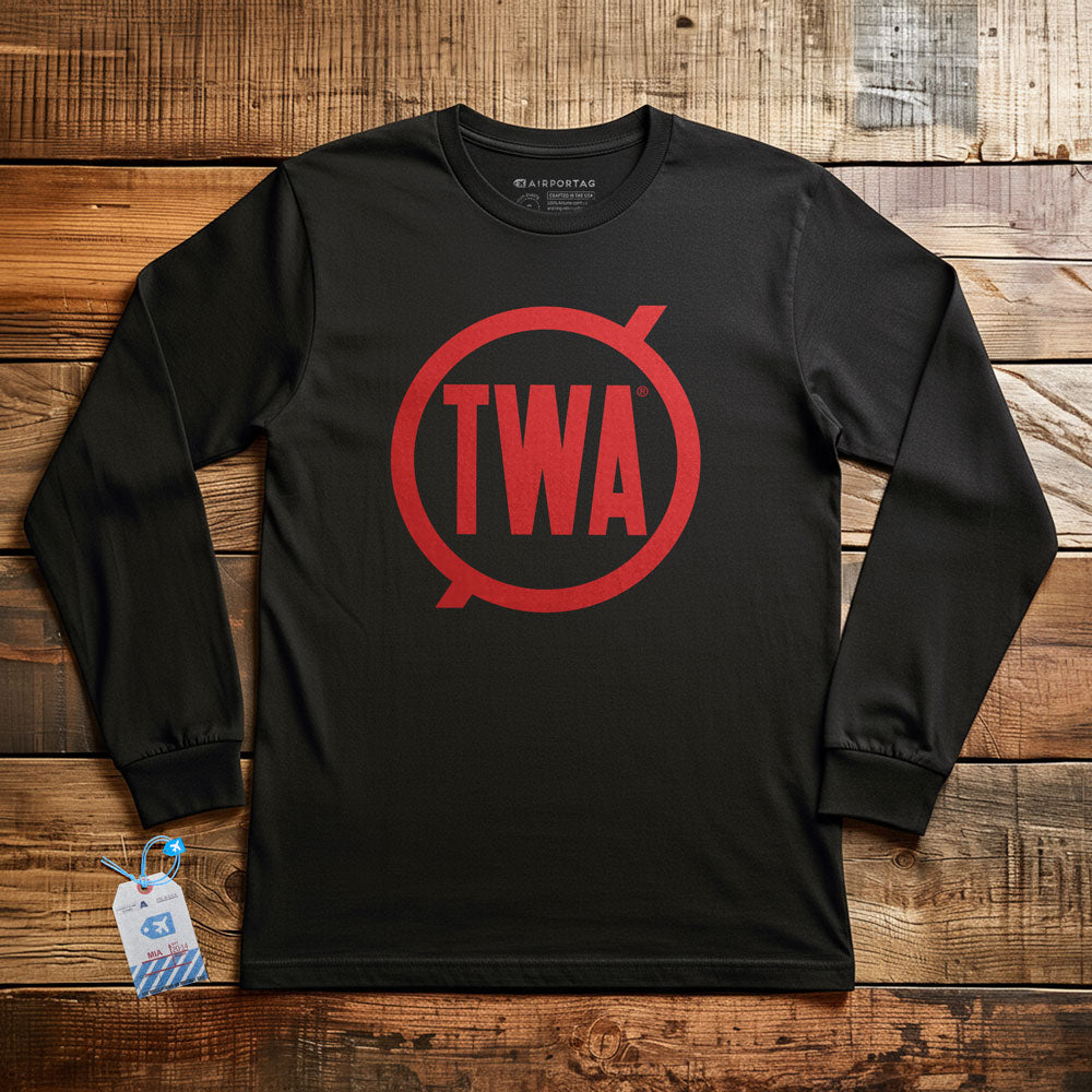TWA Round Logo - Long Sleeve T-Shirt