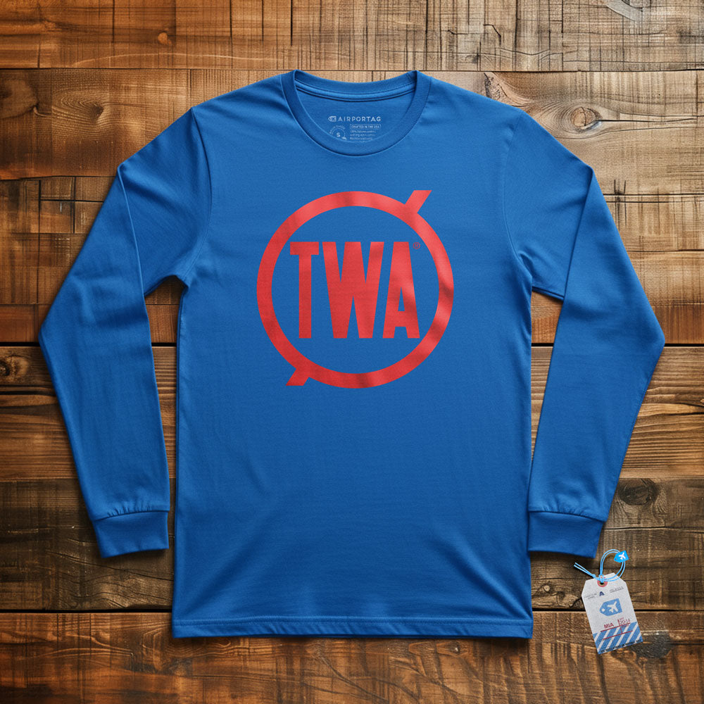 TWA Round Logo - Long Sleeve T-Shirt