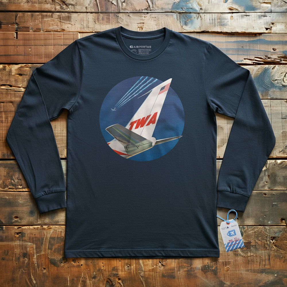 TWA Tailplane - Long Sleeve T-Shirt