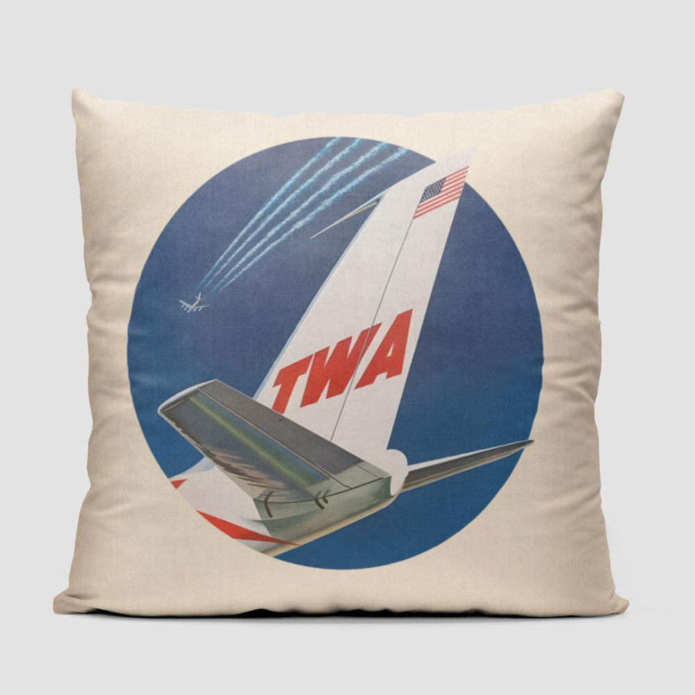 TWA Tailplane - Throw Pillow