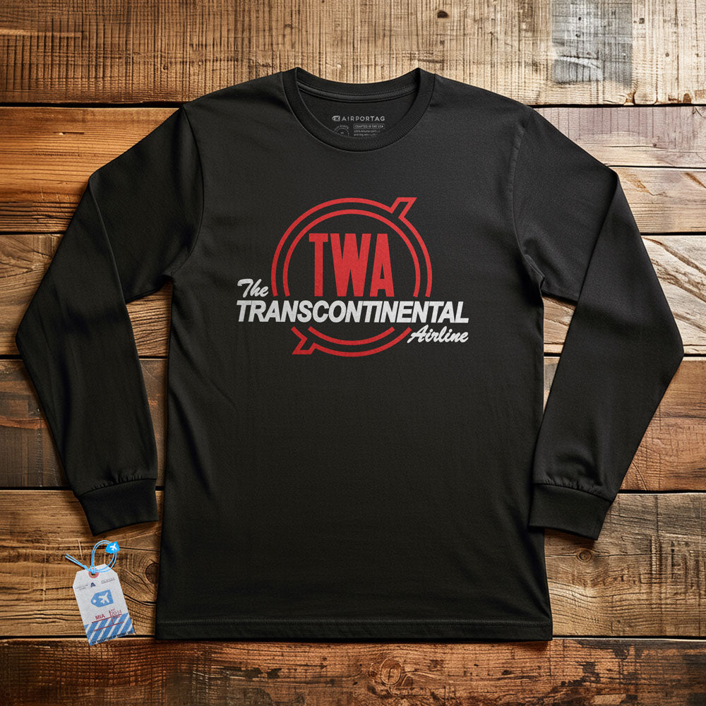 TWA Transcontinental - Long Sleeve T-Shirt