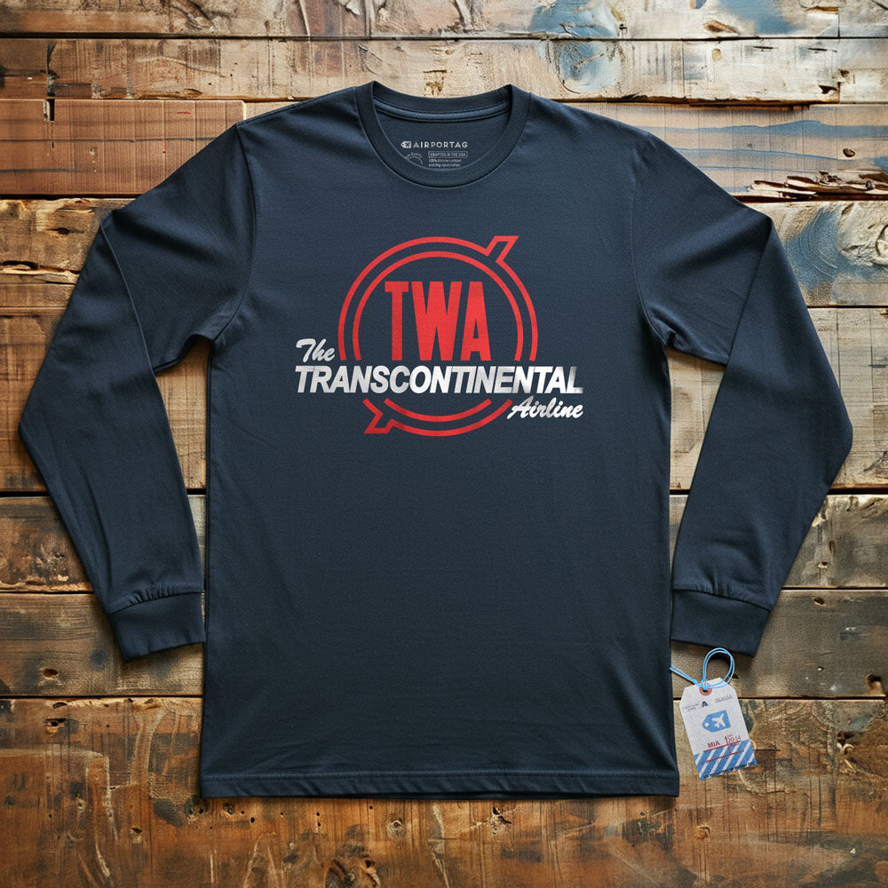TWA Transcontinental - Long Sleeve T-Shirt
