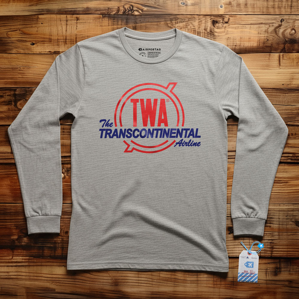 TWA Transcontinental - Long Sleeve T-Shirt