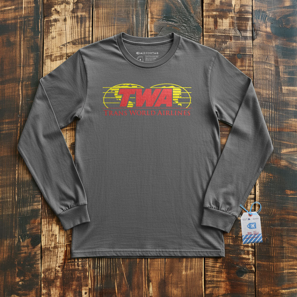 TWA Trans World Airlines - Long Sleeve T-Shirt