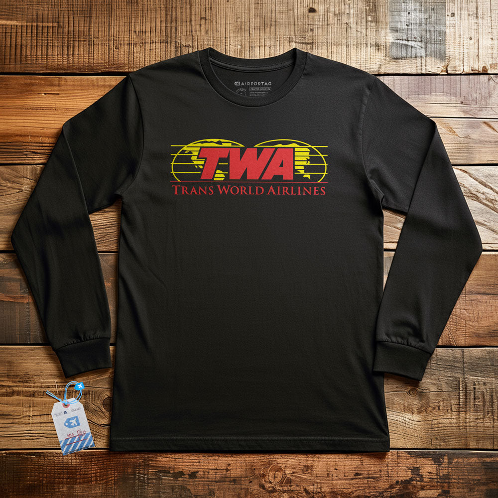 TWA Trans World Airlines - Long Sleeve T-Shirt