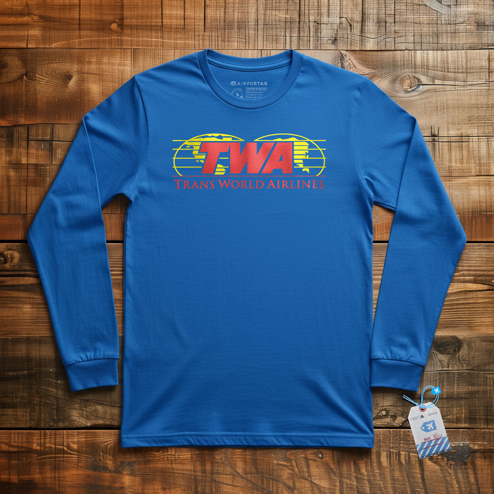 TWA Trans World Airlines - Long Sleeve T-Shirt