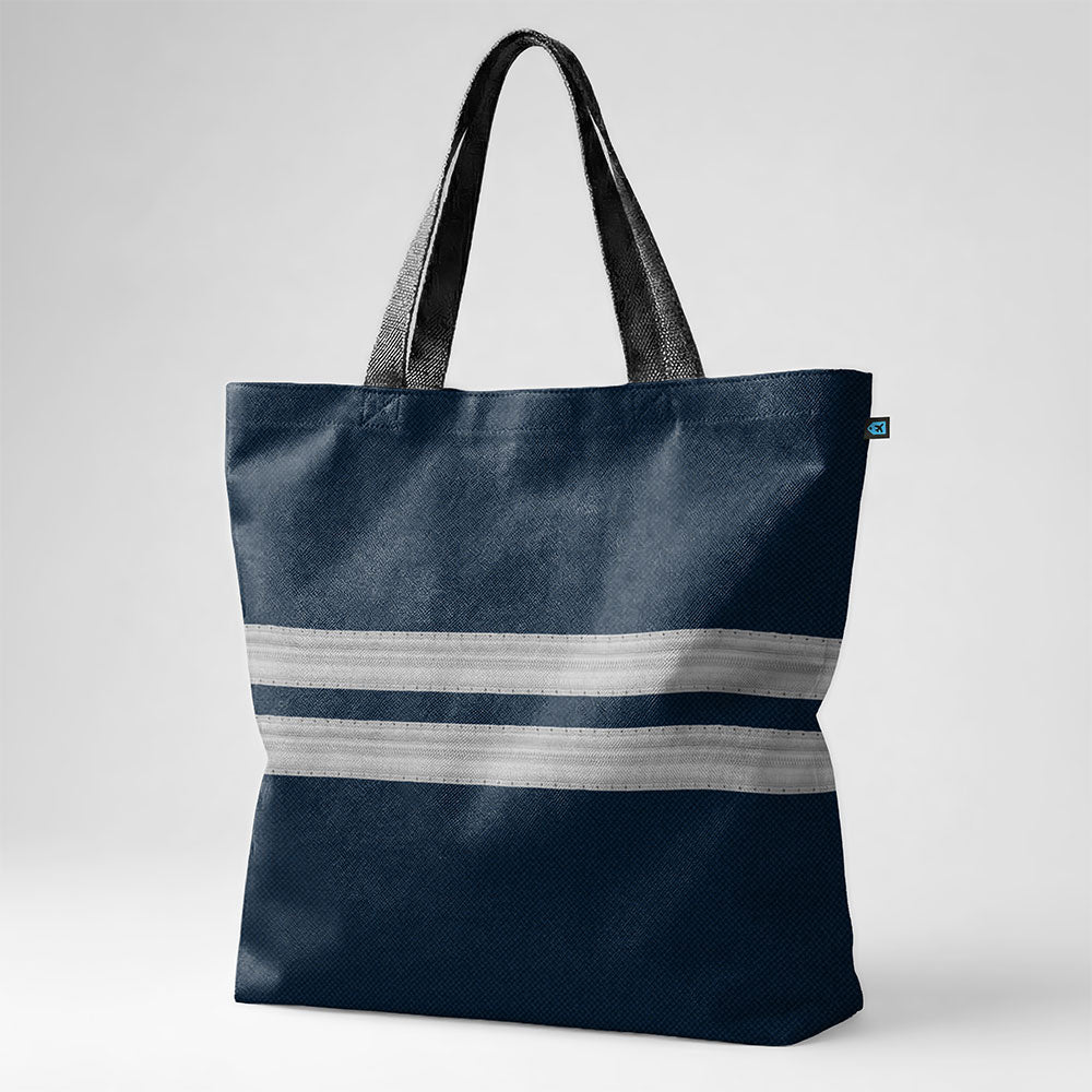 Navy Pilot Stripes - Tote Bag