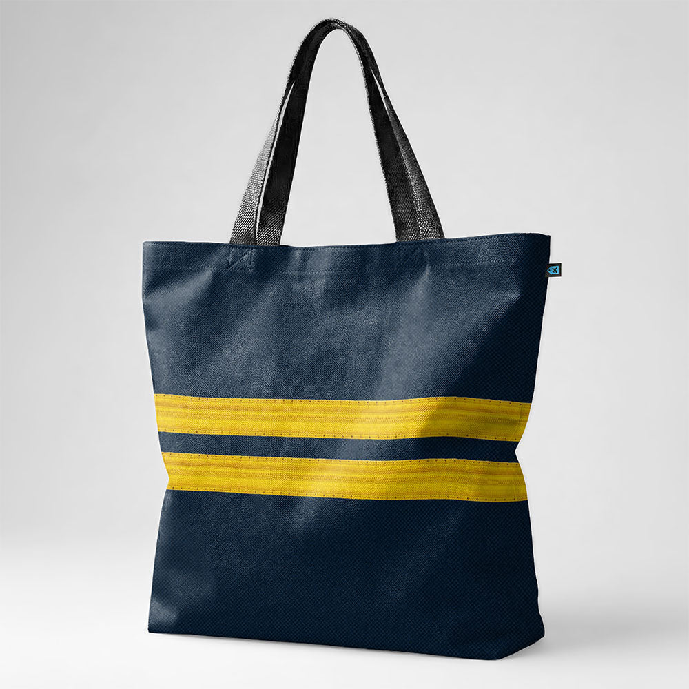 Navy Pilot Stripes - Tote Bag