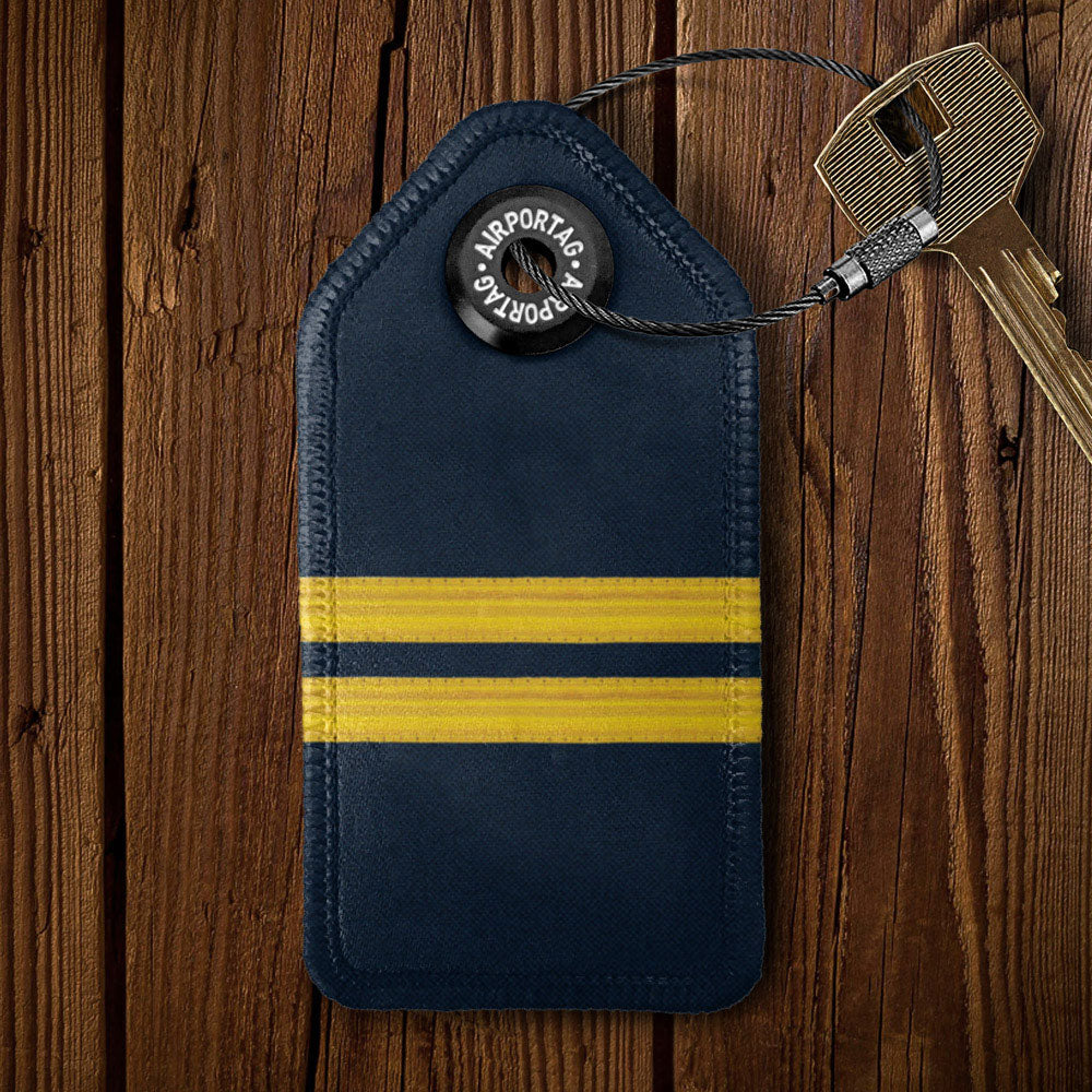 Navy Pilot Stripes - Keychain