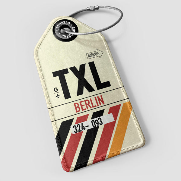 空港コード荷物タグ - IATA コード TXL 荷物タグ