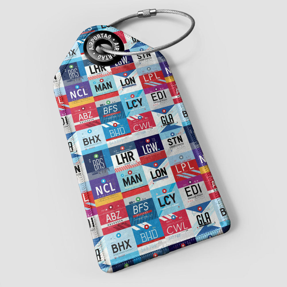 UK Airports - Luggage Tag