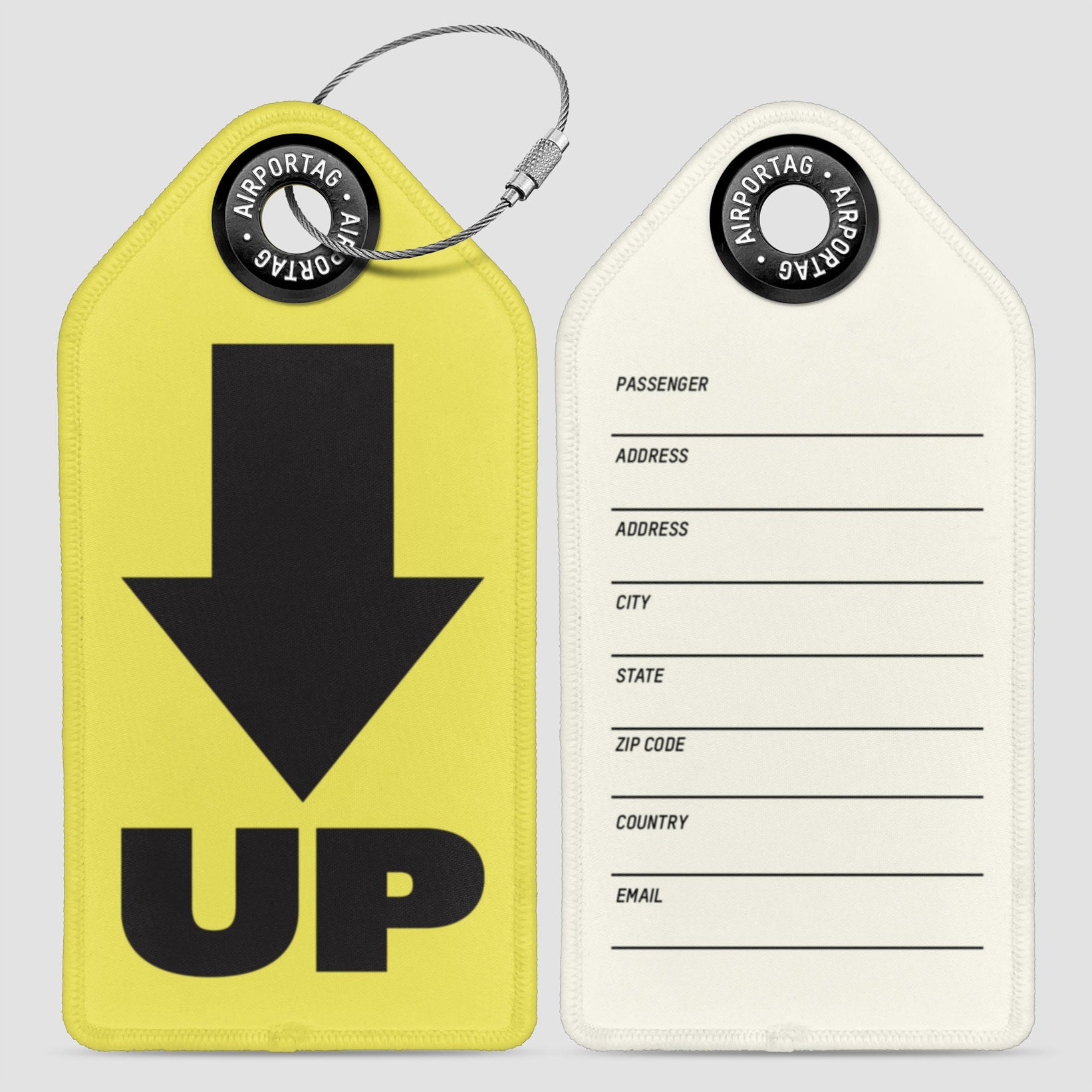 Up Sign - Luggage Tag