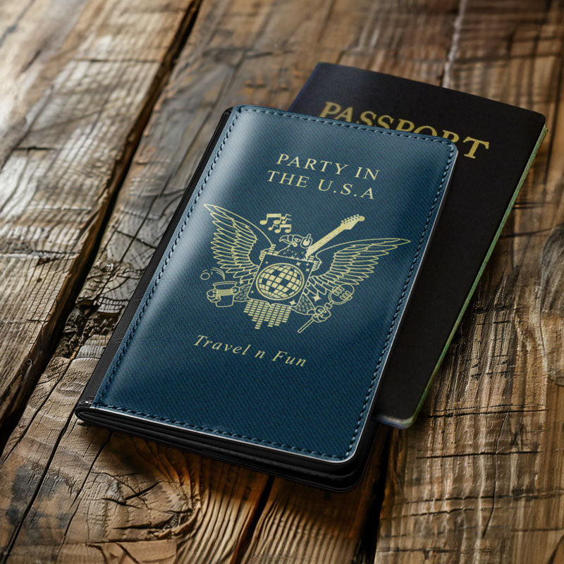 Fête aux États-Unis - Couverture du passeport