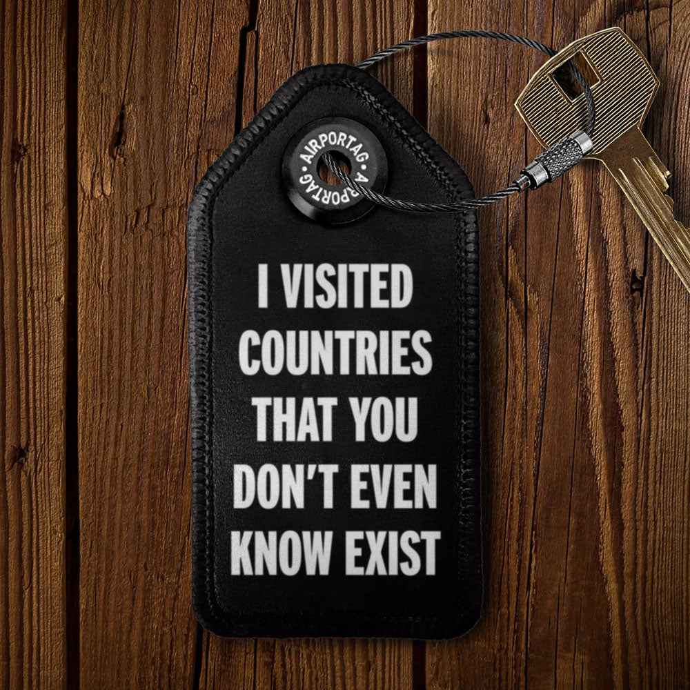 Visited Countries - Tag Keychain