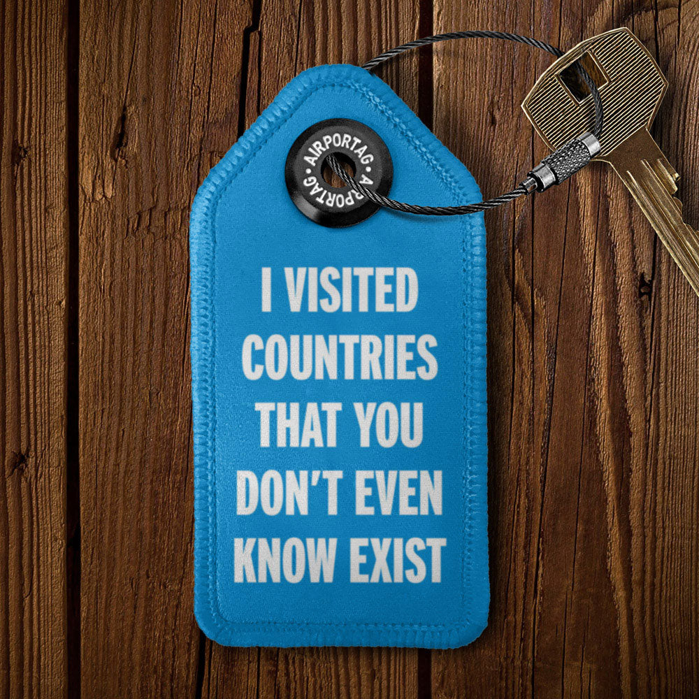 Visited Countries - Tag Keychain