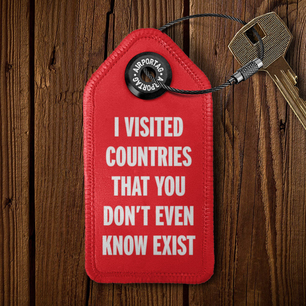 Visited Countries - Tag Keychain