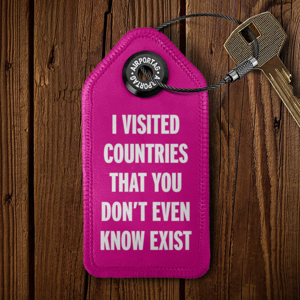 Visited Countries - Tag Keychain