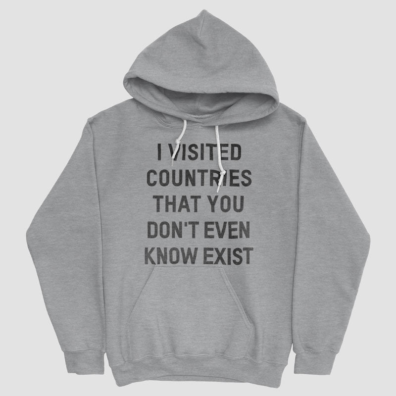 Visited Countries - Pullover Hoody