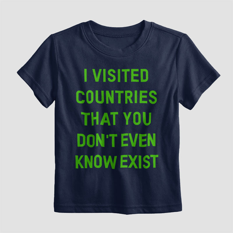 Pays visités - T-shirt Enfant