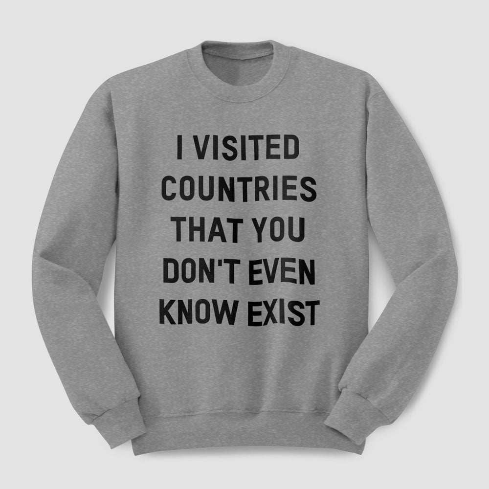 Visited Countries - Sweatshirt