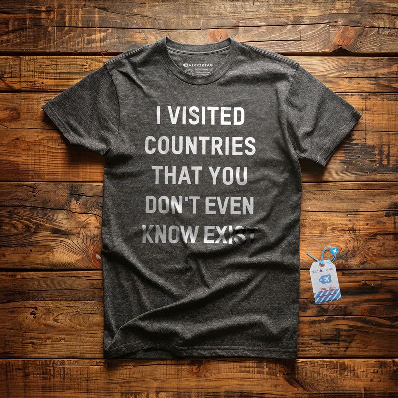 Pays visités - T-Shirt