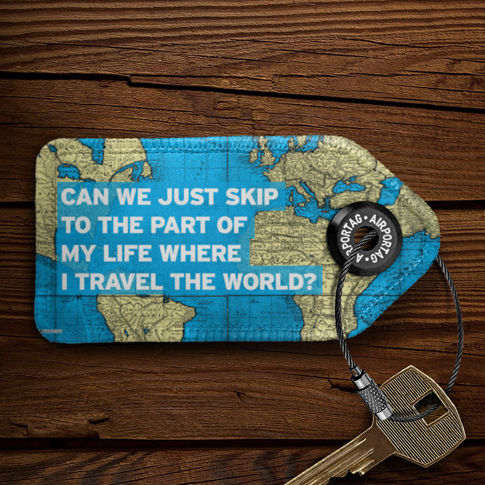 Can We Just - World Map - Keychain