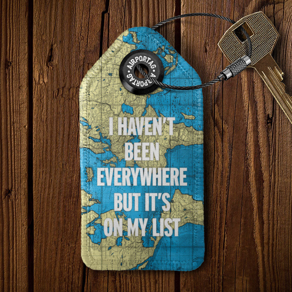 I Haven't Been - World Map - Keychain