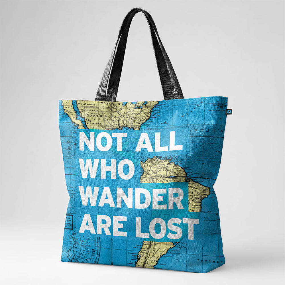 Pas tous ceux qui - Carte du monde - Sac fourre-tout